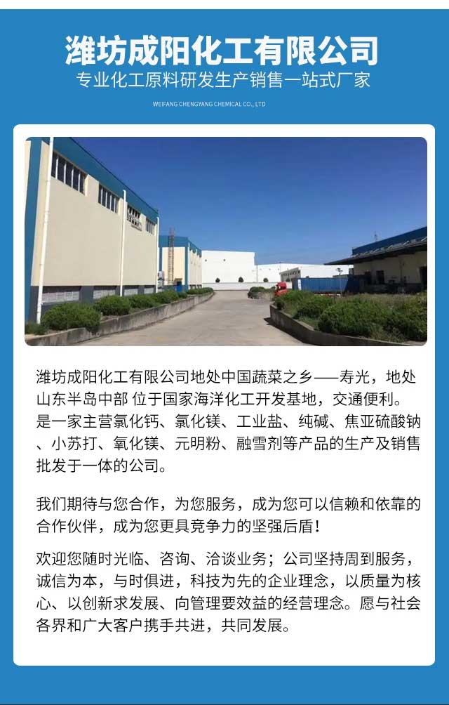 潍坊成阳化工有限公司